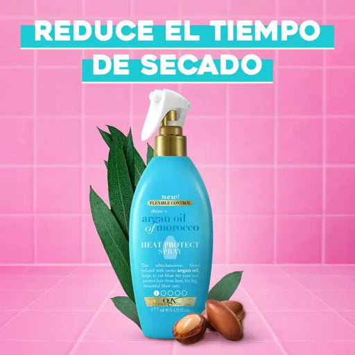 Spray protecteur de chaleur à l'huile d'argan du Maroc : 177 ml - Ogx - 2