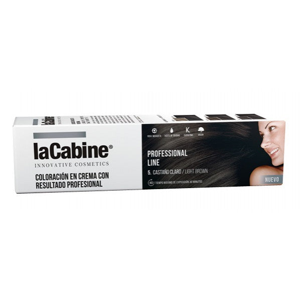 Crème Colorante Ligne Professionnelle - La Cabine : 5 Castaño Claro - 1