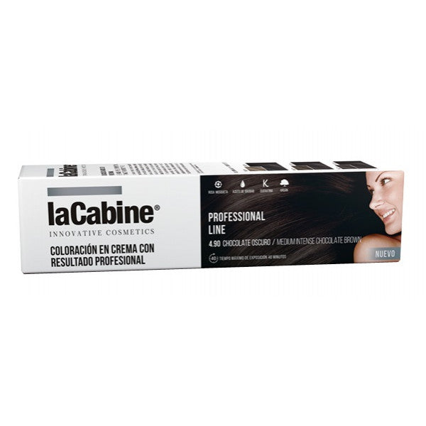 Crème Colorante Ligne Professionnelle - La Cabine : 4.90 Chocolate oscuro - 1