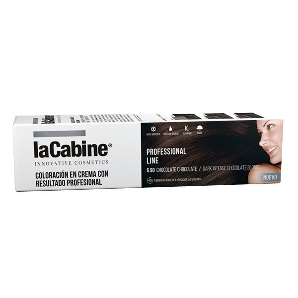 Crème Colorante Ligne Professionnelle - La Cabine : 6.90 chocolate chocolate - 1