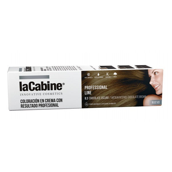 Crème Colorante Ligne Professionnelle - La Cabine : 8.3 Chocolate oscuro - 1