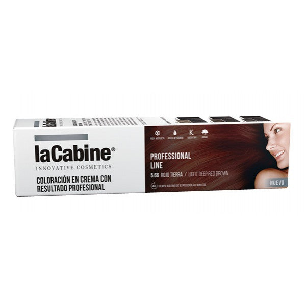 Crème Colorante Ligne Professionnelle - La Cabine : 5.66 Rojo tierra - 1