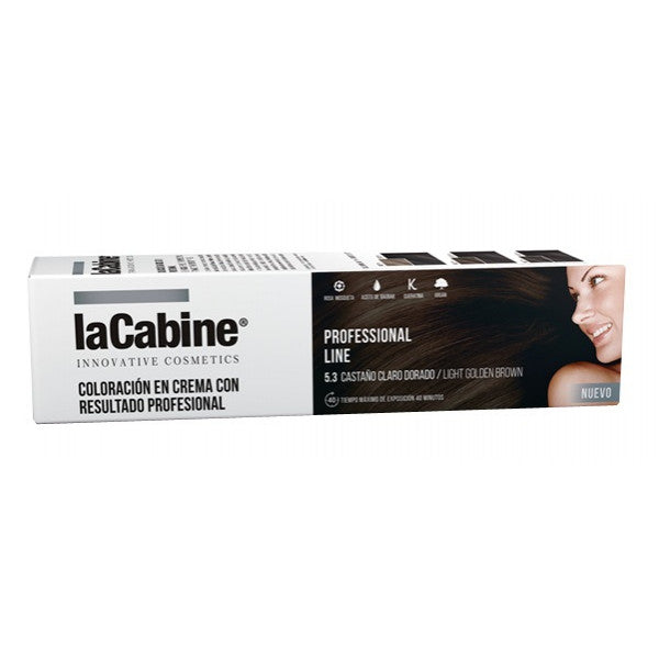 Crème Colorante Ligne Professionnelle - La Cabine : 5.3 Castaño claro dorado - 1