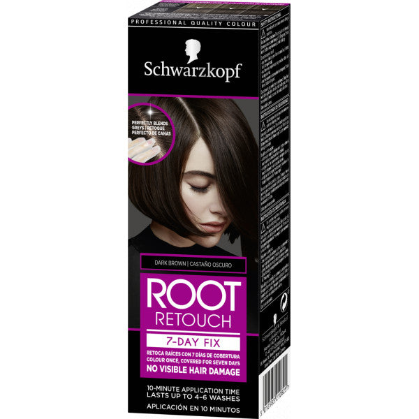 Repeint les Racines Root 7day Fix - Schwarzkopf : Castaño Oscuro - 1
