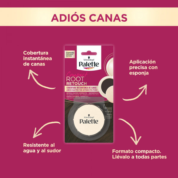 Palette Compacte pour Retouche des Racines - Schwarzkopf : Rubio Oscuro - 3