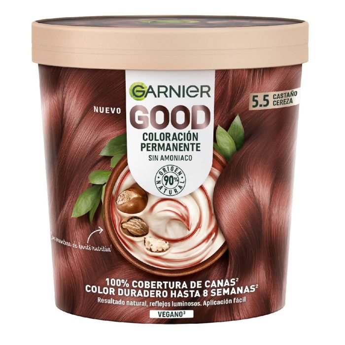 Bonne coloration permanente sans ammoniac - Garnier : 5.5 - 1