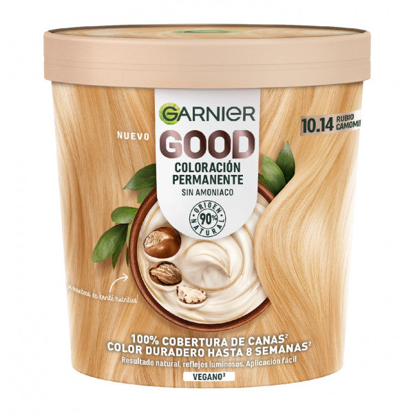 Bonne coloration permanente sans ammoniac - Garnier : 10.14 - 1