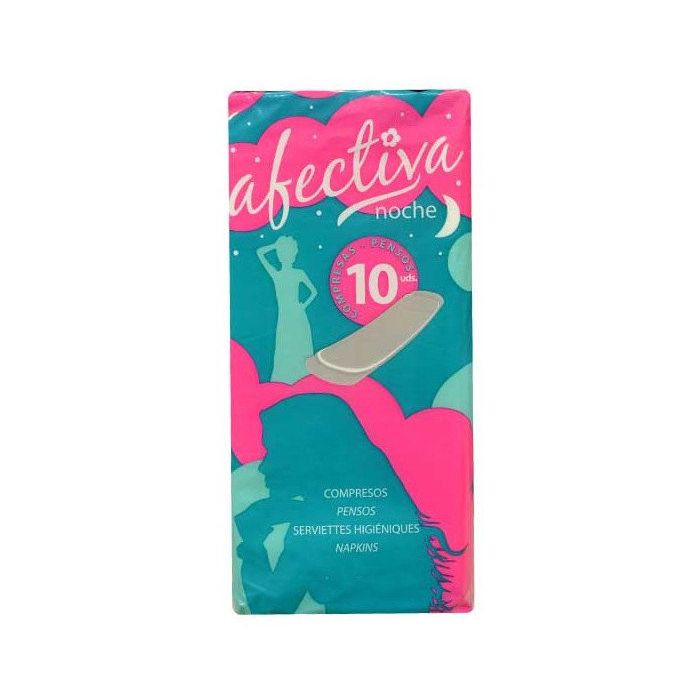 Compresas Noche 10 Uds - Afectiva - 1
