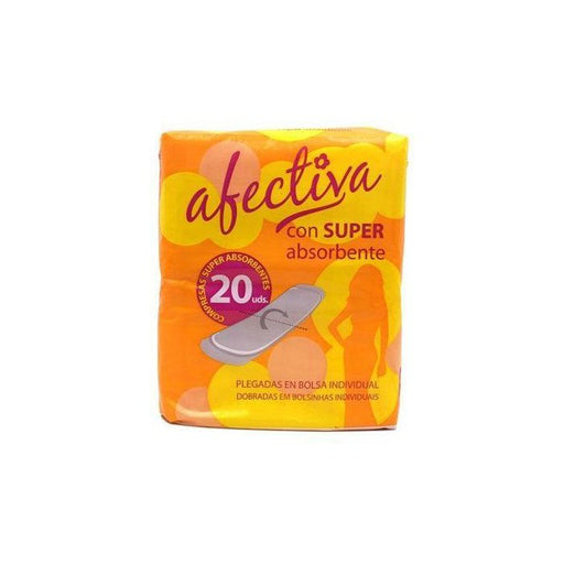 Compresas Súper Absorbente Plegadas 20 Uds - Afectiva - 1
