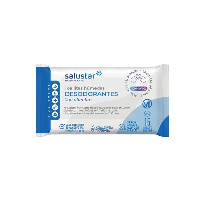 Lingettes déodorantes - Salustar - 1
