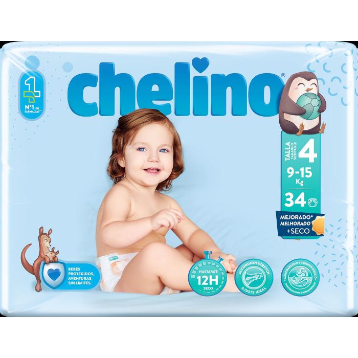 Couche bébé rampante taille 4 - Chelino - 1