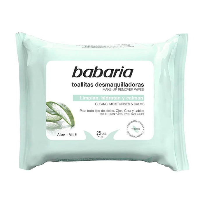 Lingettes Démaquillantes - Aloe Vera - Babaria - 1