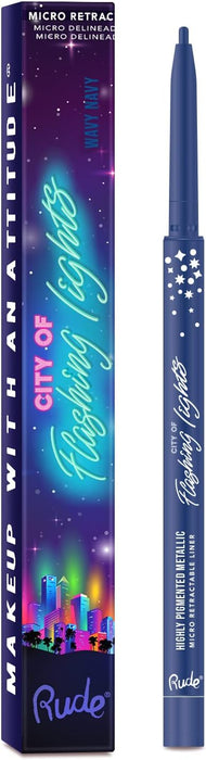 Delineador City of Flashing Lights - Rude Cosmetics - Rude : Wavy Navy - 1