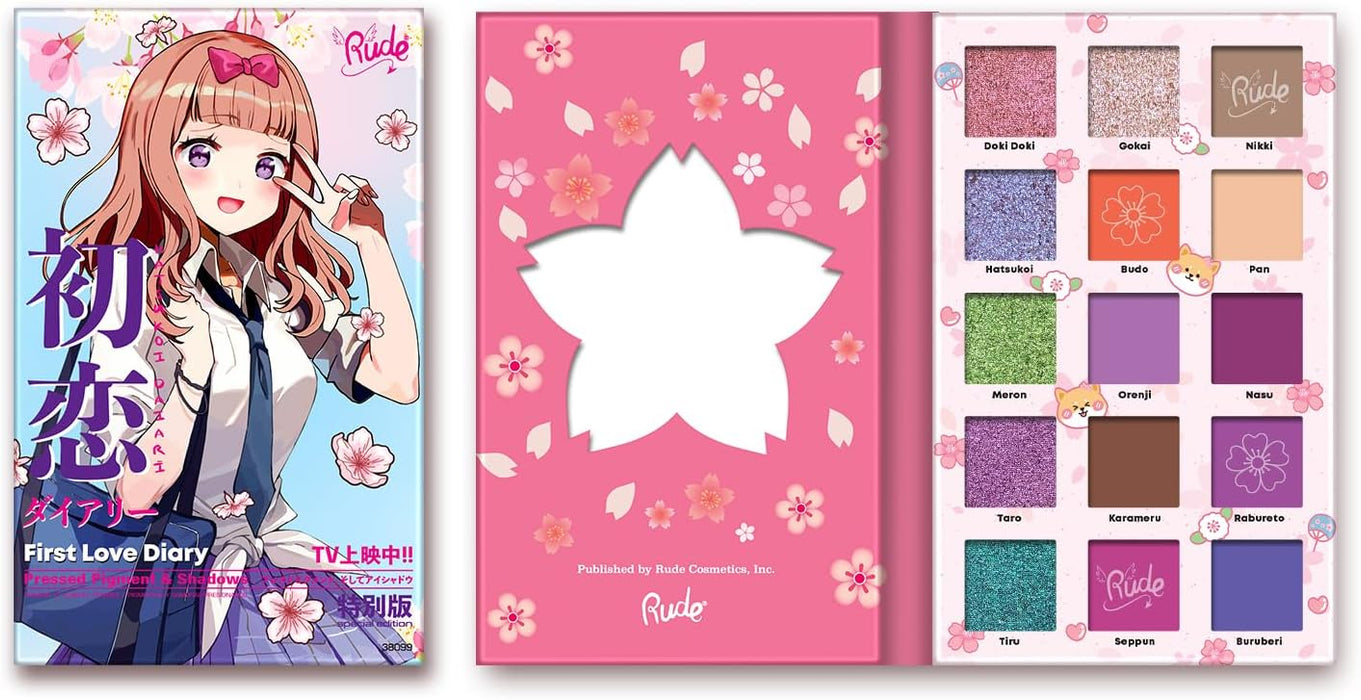 Palette de fards à paupières Manga Collection - Rude : First Love Diary - 1