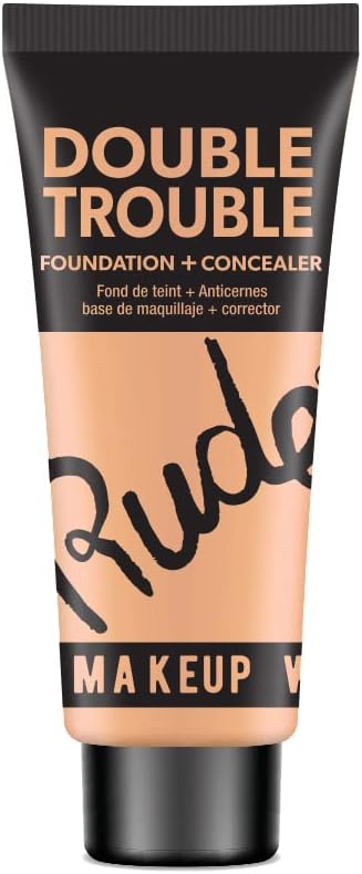 Double Trouble Fond de Teint + Anticernes 30ml - Rude : Vanilla 07 - 1