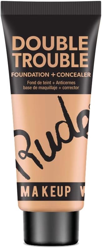 Double Trouble Fond de Teint + Anticernes 30ml - Rude : Nude 10 - 1