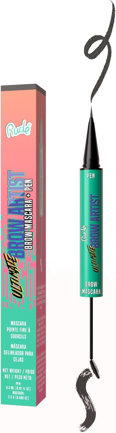 Crayon et Mascara à Sourcils - Ultimate Brow Artist - Rude : Black Brown - 1