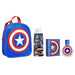 Captain America Backpack Edt + Gel Douche : Set 2 Produits + Trousse de Toilette - Disney - 1