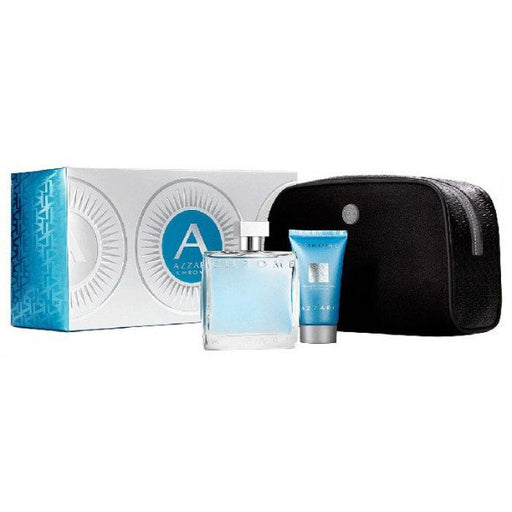 Coffret Chrome : Edt 100ml + Gel 50ml + Sac - Azzaro - 1