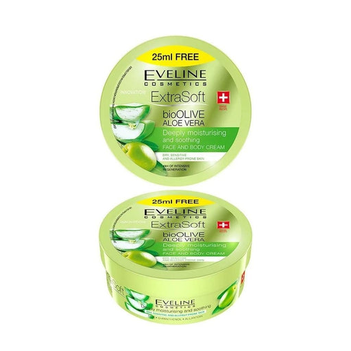 Crème visage et corps extra douce Biooliva Aloe Vera - Eveline - 1