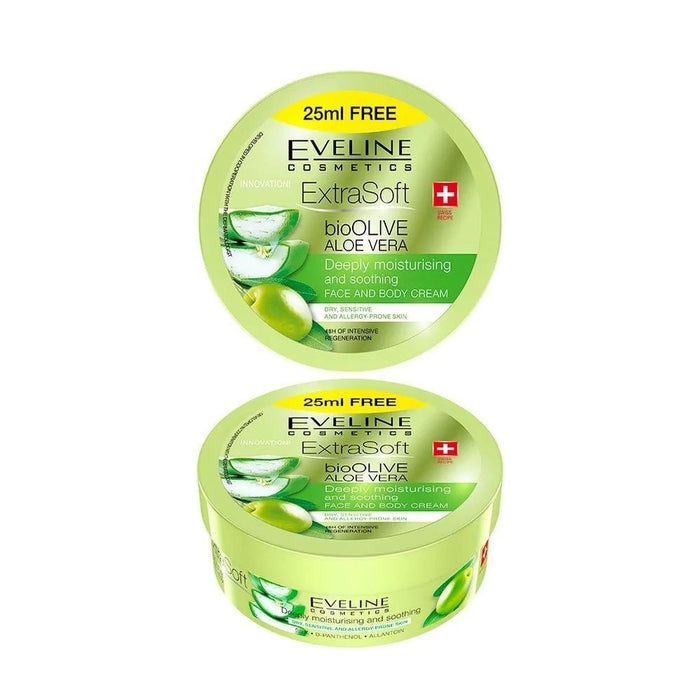 Crème visage et corps extra douce Biooliva Aloe Vera - Eveline - 1