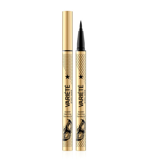 Eyeliner Waterproof Variete Ultra Noir - Eveline - 1