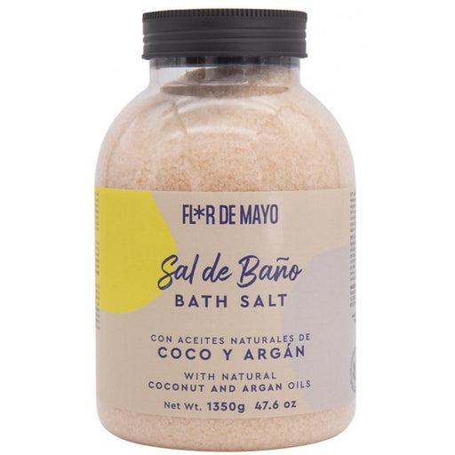 Sel de bain argan et noix de coco - Flor de Mayo : 1350 gr - 1