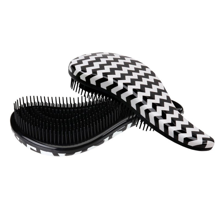 Tangle Free Cepillo de Pelo - Zigzag Noir / Blanc - Cala - 1