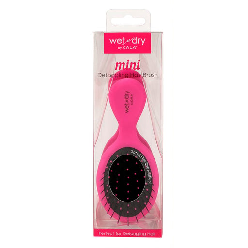 Cepillo para el Caebllo - Mini brosse à cheveux Wet-n-dry (rose vif) - Cala - 1