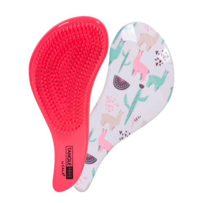Brosses à cheveux - Brosse à cheveux anti-nœuds (lama) - Cala - 1