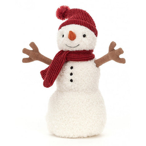 Peluche bonhomme de neige Teddy - Jellycat: 20 cm - 1