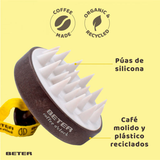 Brosse émulsionnante de shampooing - Coffe Oclock - Beter - 2