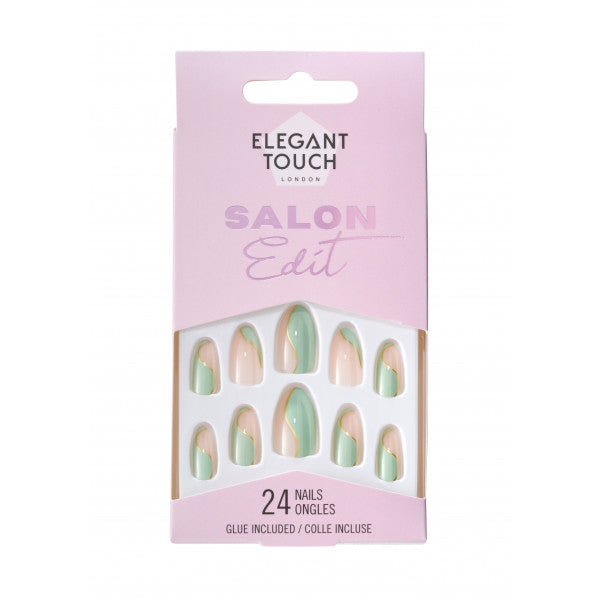 Ongles Artificiels Édition Limitée Printemps/été - Elegant Touch : Blessed Not Stressed - 1