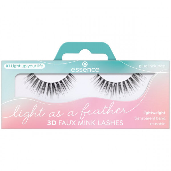 Cils en vison synthétiques Light As a Feather 3D - Essence : 01 - 1