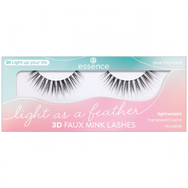 Cils en vison synthétiques Light As a Feather 3D - Essence - 3