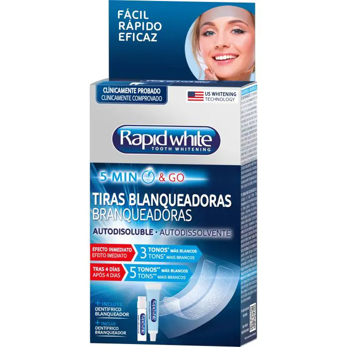Bandes blanchissantes pour les dents - Rapid White - 1
