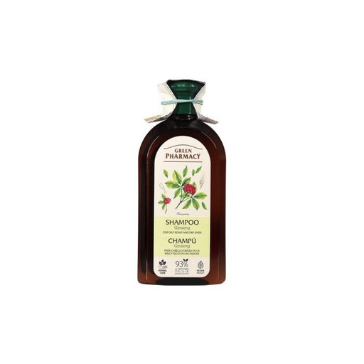 Shampoing au ginseng pour cheveux gras - Green Pharmacy - 1