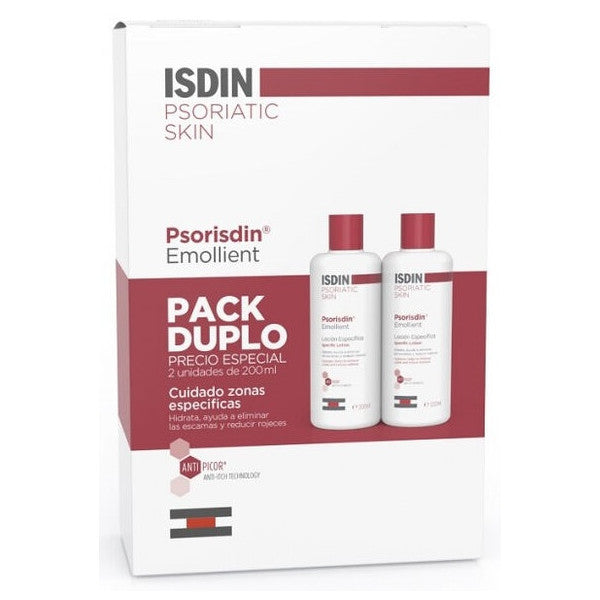 Lotion Corporelle Émolliente Psorisdin - Isdin : 2 x 200ML - 1
