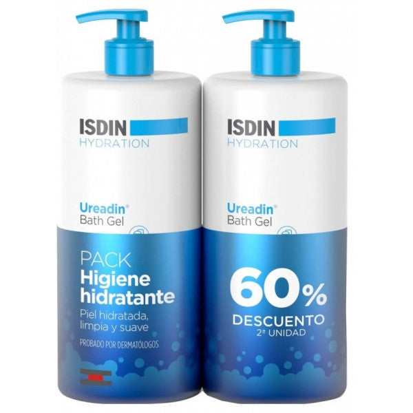 Gel Douche Hydratant Ureadin - Isdin : 2 x 750ML - 1