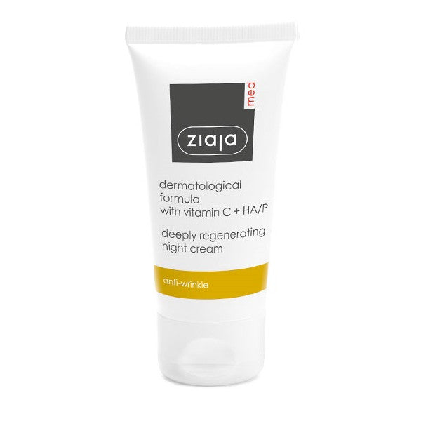 Crème de Nuit Régénérante Anti-rides à la Vitamine C et Ha/p : 50 ml - Ziaja - 2