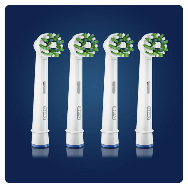 Pack 4 Têtes de Rechange Crossaction - Oral-b - 2