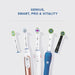 Pack 4 Têtes de Rechange Crossaction - Oral-b - 5