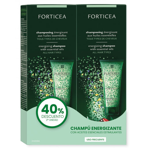 Shampooing Énergisant Forticea : Coffret 2 Produits - Rene Furterer - 1