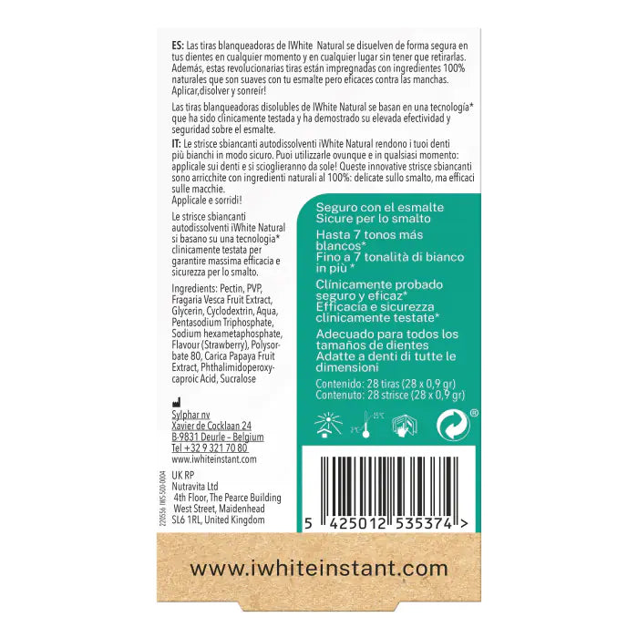 Bandes Blanchissantes Dentaires Naturelles - Iwhite - 4