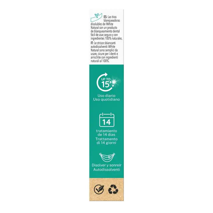 Bandes Blanchissantes Dentaires Naturelles - Iwhite - 3
