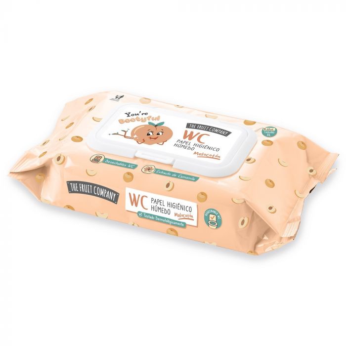 Papier humide Wc - The Fruit Company : melocotón - 1