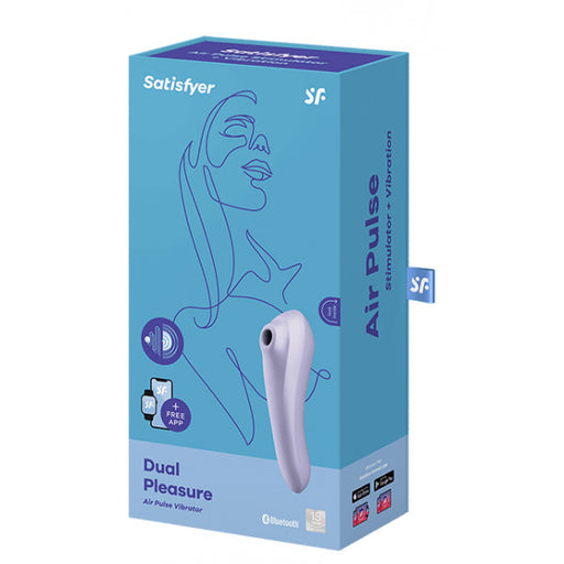 Vibromasseur Dual Pleasure - Satisfyer : Morado - 1