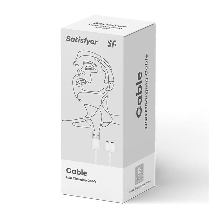 Câble de charge du vibrateur - Satisfyer : Blanco - 1