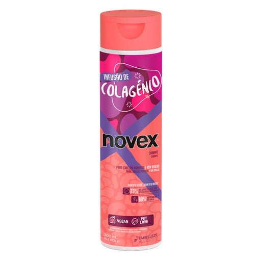 Shampoing Collagène - Cheveux poreux et ternes - Novex - 1