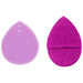 Éponge Nettoyante Exfoliante Visage - Duo d&#39;Éponges Nettoyantes Exfoliantes Visage (violet) - Cala - 1